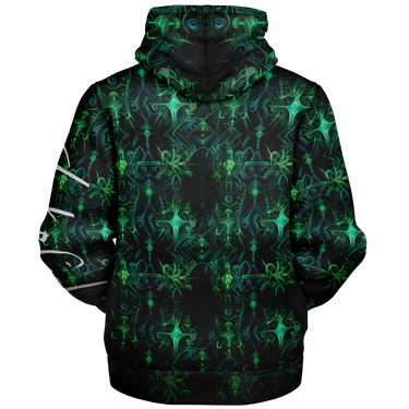 Chokefish™ Microfleece Zip-Up Hoodie Cannabis-002B-2